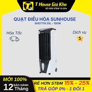 Quạt điều hòa SUNHOUSE SHD7719 20L - 100W Cảm Ứng Điều Khiển Xa BH 12 Tháng