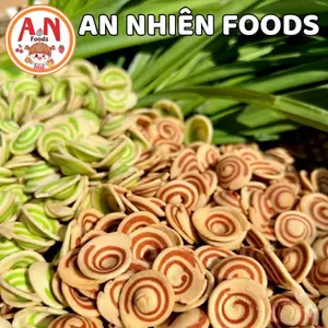 Bánh tai heo nhí 2 màu (nâu+xanh) [Có hồ sơ công bố- hóa đơn VAT]