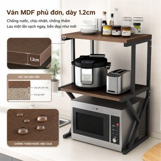 BMZAR Kệ Lò Vi Sóng 2/3 tầng Kệ Để Đồ Nhà Bếp Kệ sắt nhiều tầ hiện đại