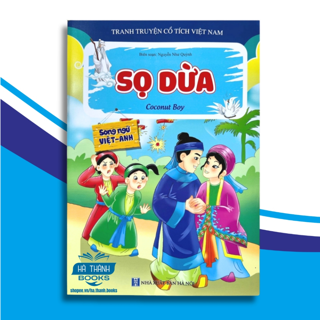 Sách Truyện Tranh Cổ Tích Việt Nam - Sọ Dừa (Song Ngữ Việt Anh)