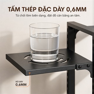 Kệ để xoong nồi nhà bếp 2/3/4/5 tầng Kệ để nồi nhiều 100% sắt Kệ gầm bếp