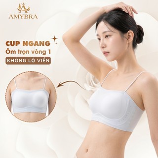 [ AMYBRA NEW ] Áo Ngực Nữ AMYBRA Đúc Su Mút 1cm Thoáng Khí, Áo Lót Nữ Không Khóa Cài Êm Ái A2608