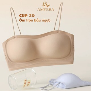 [ AMYBRA NEW ] Áo Ngực Nữ AMYBRA Đúc Su Mút 1cm Thoáng Khí, Áo Lót Nữ Không Khóa Cài Êm Ái A2608