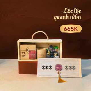 Hộp quà tặng Trầm & Trà "Lộc Lộc Quanh Năm" Tracy Gifts – Thanh Nhã, Tinh Tế
