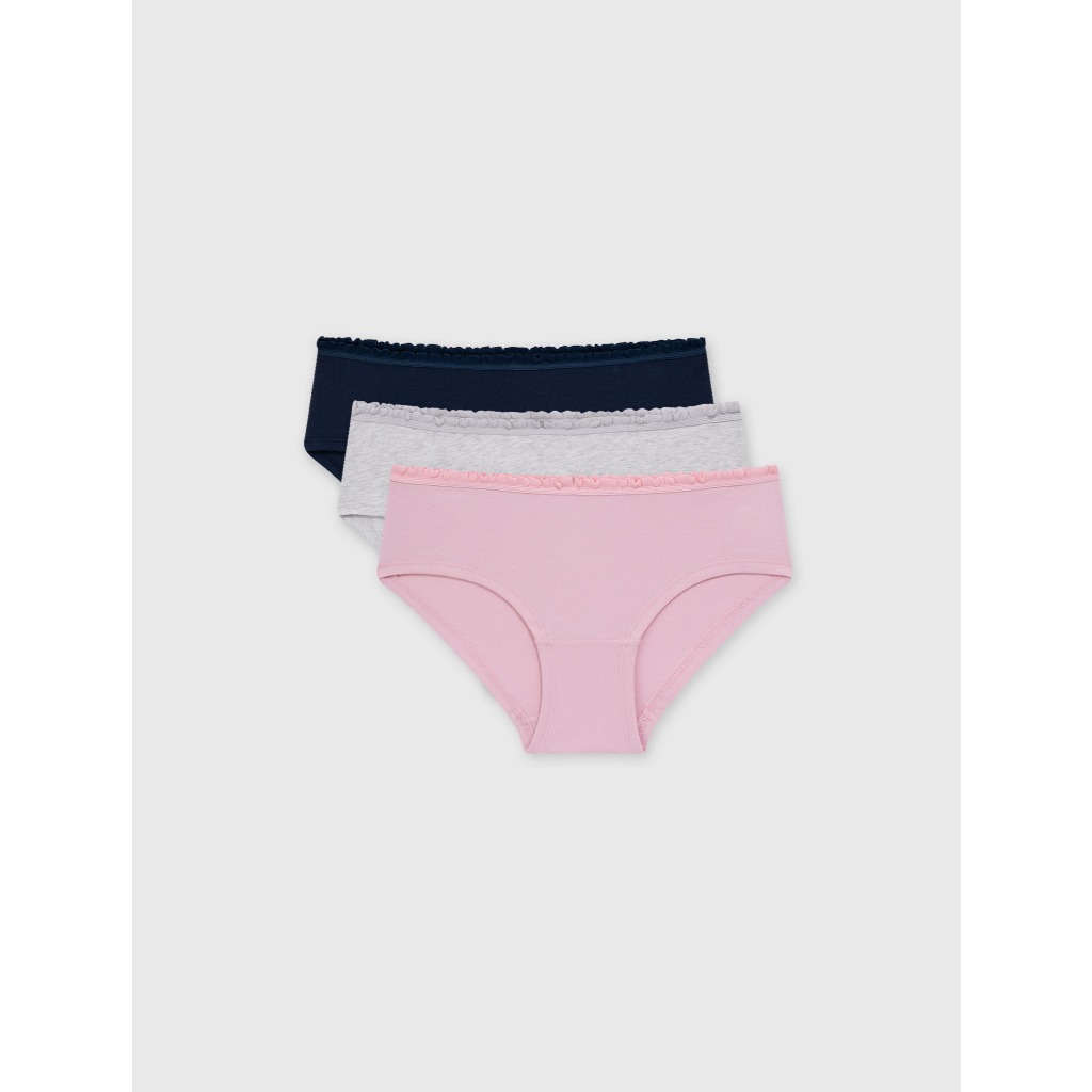 Combo 3 quần lót bé gái CANIFA dáng tam giác chất cotton mềm mại thoáng khí 1US26A006