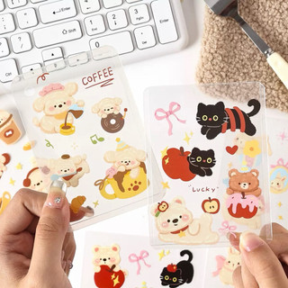 Little Stationery | Sticker PET Cute Animal Series