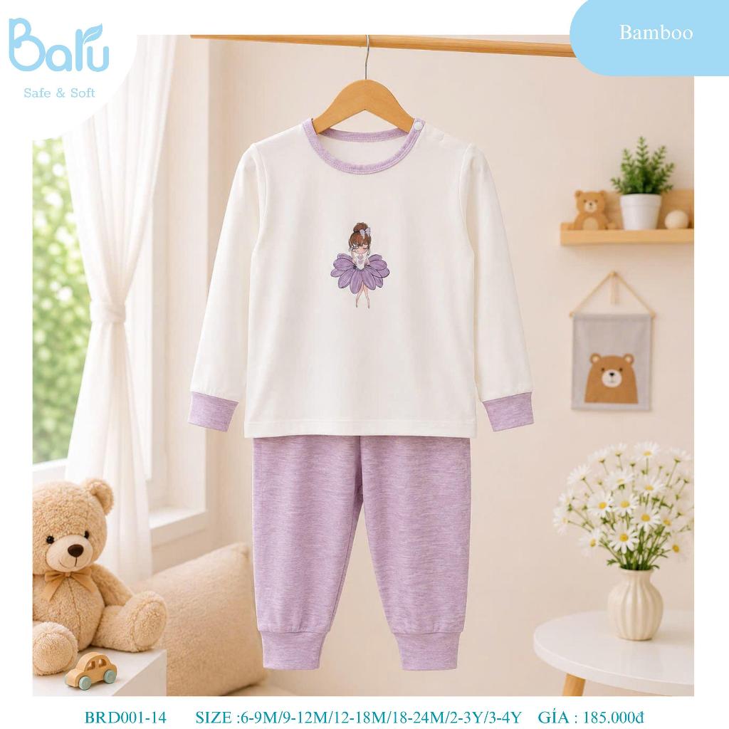 Bộ cài vai dài tay quần dài Baru BRD001-14