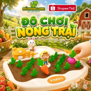 Đồ Chơi Nông Trại Nhổ Cà Rốt BỐ KHỦNG LONG Đồ Chơi Montessori Thu Hoạch Trang Trại Nông Trại Phân Biệt Màu Sắc