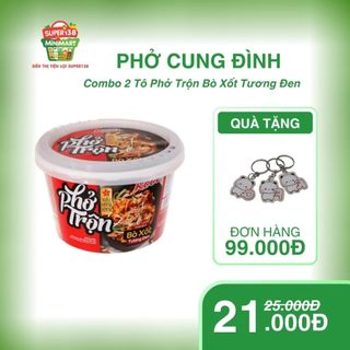 Phở Trộn Cung Đình Kool Vị Bò Xốt Tương Đen