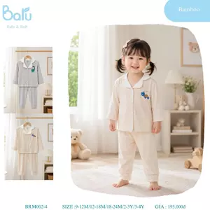 Bộ Pijama dài tay quần dài- BRM002-4