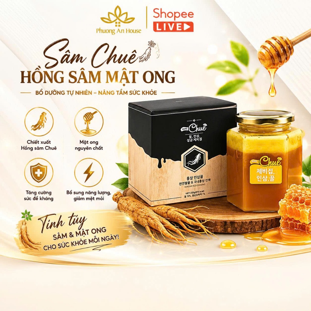 Sâm nghệ mật ong Hàn Quốc Mamachue hủ 500ml