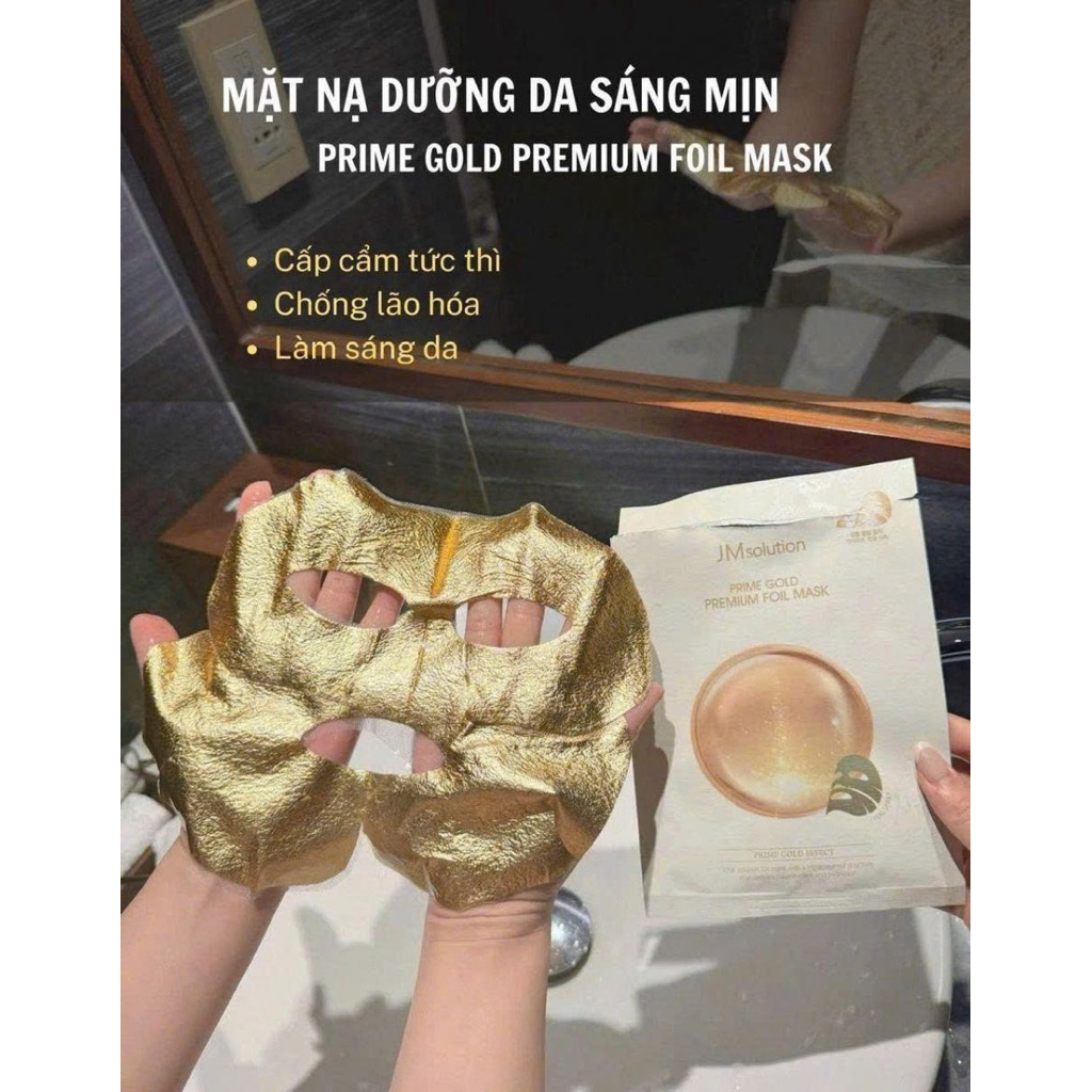 01 Hộp 10 miếng mặt nạ JM chăm sóc da , mịn trắng căng bóng da