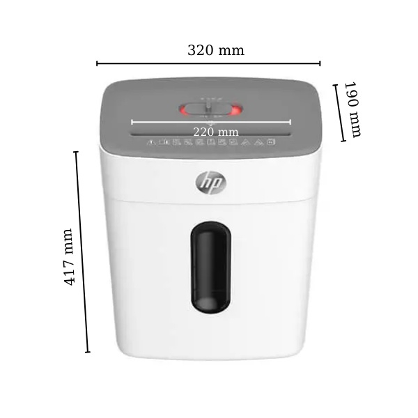 Máy hủy tài liệu HP W1508CC - Hủy sợi - Dung tích 15 Lít