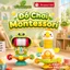 Đồ Chơi Cho Bé Sơ Sinh Vịt Montessori Để Bàn Ăn BỐ KHỦNG LONG Đồ Chơi Giáo Dục Sớm Có Nhạc Phát Triển Giác Quan Cho Bé