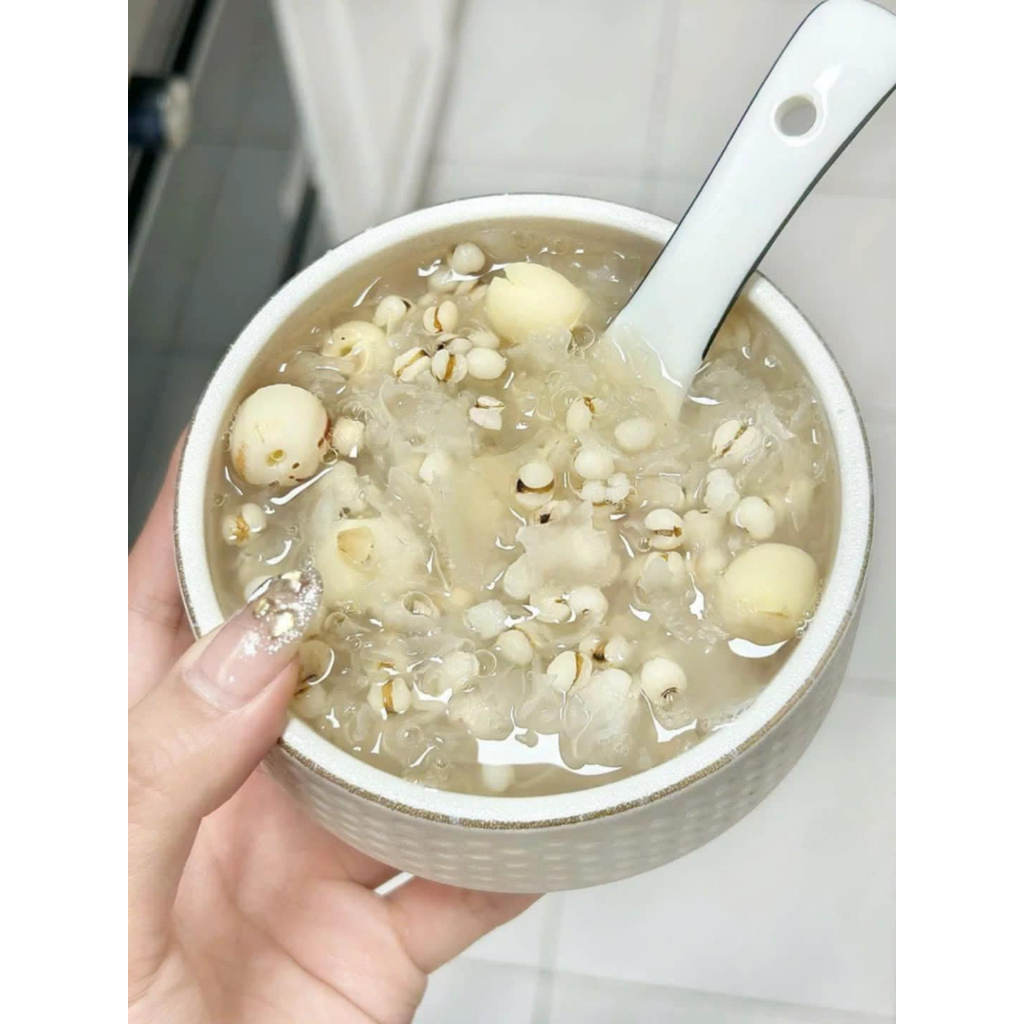 Nấm Tuyết Khô Nguyên Bông Loại 1 Không Vỡ, Hút Chân Không Nở Dai Giòn