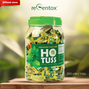Kẹo ngậm thảo mộc HOTUSS REGENTOX – Giảm ho, đau họng, tan đờm – Hộp 250 viên
