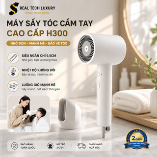 Máy Sấy Tóc H300  - Máy Sấy Tóc Cầm Tay Tạo Ion Âm Dưỡng Tóc, Thiết Kế Nhỏ Gọn Dễ Mang Theo