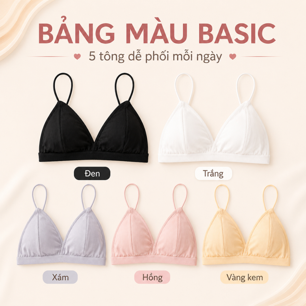 Áo Bra Eva Bra Gân Tăm Dây Mảnh Khoét Ngực Sâu - 812