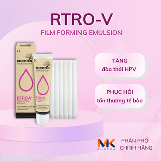 (Che tên) Đào thải HPV và phục hồi tổn thương cổ tử cung - Liệu trình 3-6 tháng - RTRO-V FILM FORMING EMULSION