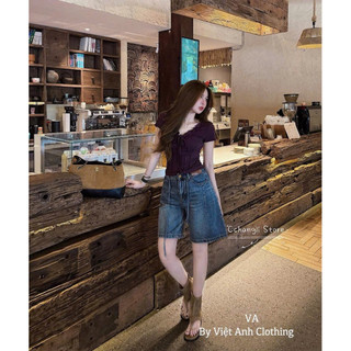 Áo Thun Cổ Bèo Tím Siu Hot [Sẵn Ship]