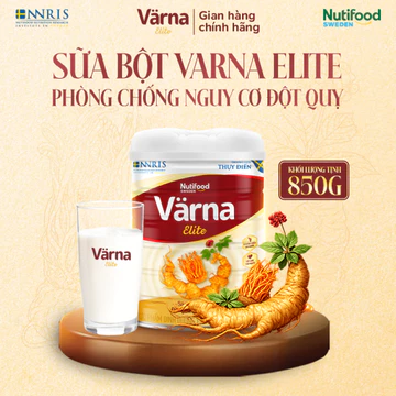 Sữa Bột Varna Elite Nutifood (850G) - Sâm Ngọc Linh, Tăng Cường Sức Khỏe Thể Chất, Hỗ Trợ Trí Não
