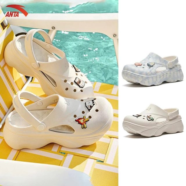ANTA Dép Sục nữ đế dày Cute Claw 122628515 – Dép đi biển chống trơn thoáng khí sandal nữ êm nhẹ