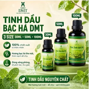 Tinh Dầu Bạc Hà DMT – Hương Bạc Hà Mát Lạnh, Thơm Phòng, Khử Mùi, Thư Giãn Dễ Chịu