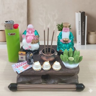 Bàn Thờ Thần Tài Mini ChiBi  Bàn Thờ Để Bàn Thờ Để Bàn Làm Việc. Bàn Thờ MiNi Để Bàn