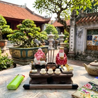 Bàn Thờ Thần Tài Mini ChiBi  Bàn Thờ Để Bàn Thờ Để Bàn Làm Việc. Bàn Thờ MiNi Để Bàn