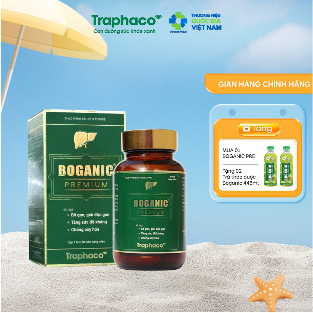 TPBVSK Boganic Premium Traphaco Bổ Gan Giúp Hỗ Trợ Giải Độc Mát Gan ...