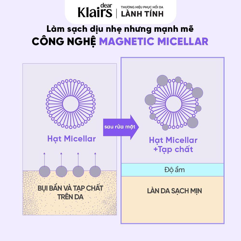 [HOT DEAL] Nước tẩy trang Dear Klairs Supple Preparation Unscented Cleansing Water 400ml