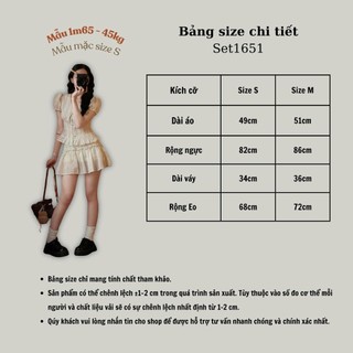 Set Đồ Nữ Áo Cổ V Buộc Nơ Chiết Eo Kèm Chân Váy Xòe Lưng Thun Tiểu Thư Hàn Quốc Dễ Thương 247Store Set1651