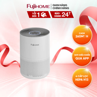 Máy lọc không khí Fujihome AP5COMPACT - Kết nối Wifi thông minh, Động cơ Inverter DC motor