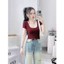 Áo Thun zip xịn cổ vuông