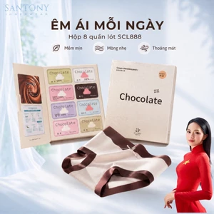 Hộp quà nội y CHOCOLATE không lộ viền - quần lót lụa mềm mại, ôm dáng, ngọt ngào như sô cô la