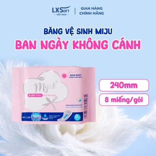 Băng vệ sinh Miju Bạc Hà Mặt lưới Siêu thấm hút chống tràn hiệu quả Ban ngày, ban đêm, hàng ngày