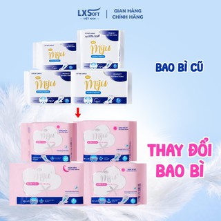Băng vệ sinh Miju Bạc Hà Mặt lưới Siêu thấm hút chống tràn hiệu quả Ban ngày, ban đêm, hàng ngày