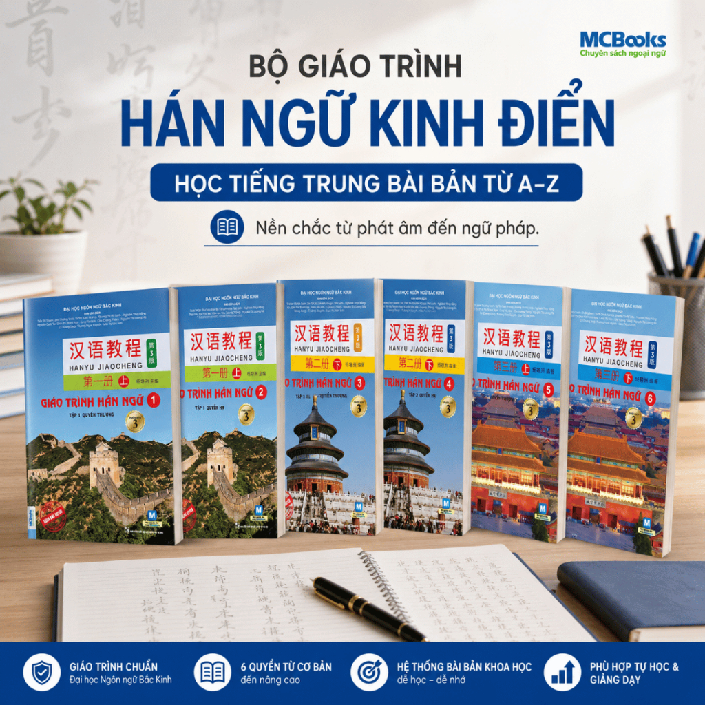 Sách Giáo Trình Hán Ngữ 6 Cuốn Phiên Bản 3 Mới Học Tiếng Trung Từ Cơ Bản Đến Nâng Cao Lẻ Cuốn Tùy Chọn