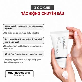 Kem Ủ Trắng Da Mặt Bio Tone Up MP0699 – Dưỡng Trắng Nâng Tone, Mờ Nám Thâm, Căng Bóng Da 50ml