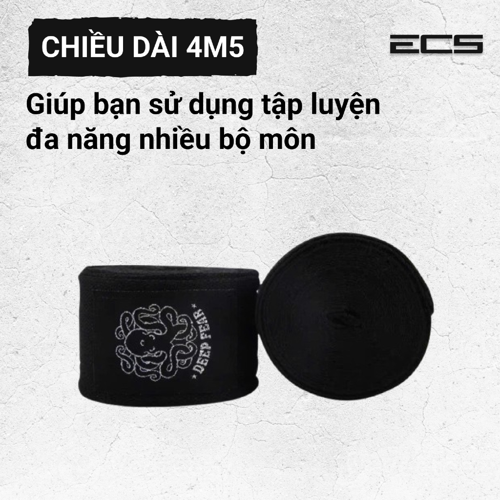 Băng Đa Boxing Chính Hãng Deep Fear, Băng Cuốn Tay Võ Thuật, Băng Quấn Bảo Vệ Cổ Tay Quyền Anh