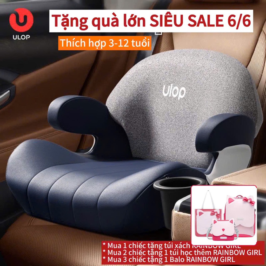 Ghế ngồi ô tô ULOP chính hãng chuẩn ISOFIX dùng cho bé 3-12 tuổi có tựa ...