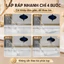 1pc Hộp đựng phấn mắt bảng màu trang điểm tủ để bàn ký túc xá kệ acrylic mỹ phẩm giá đựng son môi