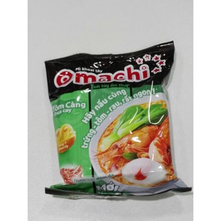 Combo 5 Gói Mì Ăn Liền Omachi Vị Lẩu Tôm Chua Cay