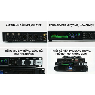 Vang Số Chỉnh Cơ ETC LX500 Đầy Đủ Chức Năng Có Echo Rever Siêu Mượt, Chất Âm Sắc Nét, Tiếng Micro Bay Và Sáng, Hát Nhẹ