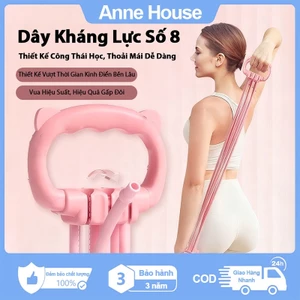 Dây Kháng Lực Số 8 Đàn hồi cao Không lo đứt gãy Tay/Bụng/Chân/Mông Thiết kế tai mèo