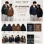 Áo khoác thun khoá kéo, chữ thêu form oversize couple Br@ndyMelville fulltag - dư xịn (unisex ~70 kg)