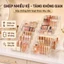 1pc Hộp đựng phấn mắt bảng màu trang điểm tủ để bàn ký túc xá kệ acrylic mỹ phẩm giá đựng son môi