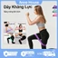 Dây Kháng Lực 3 mức lực kéo Tập gym/yoga/pilates Nâng mông, thon đùi Chất liệu dày dặn Dễ mang theo