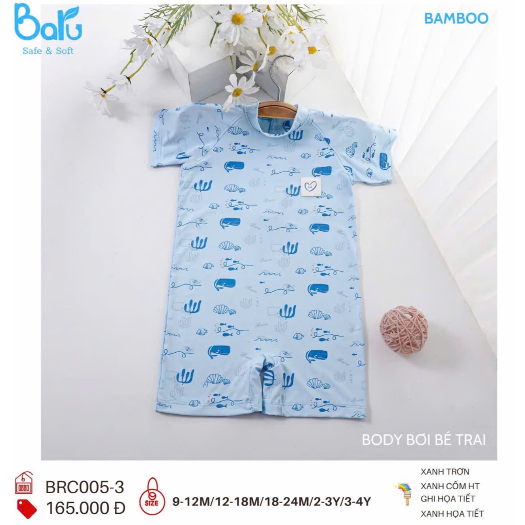 Bộ đồ bơi bé trai HT- BRC005-3