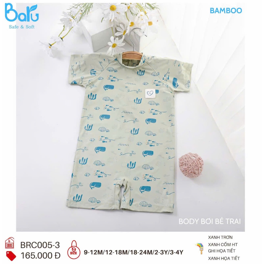 Bộ đồ bơi bé trai HT- BRC005-3